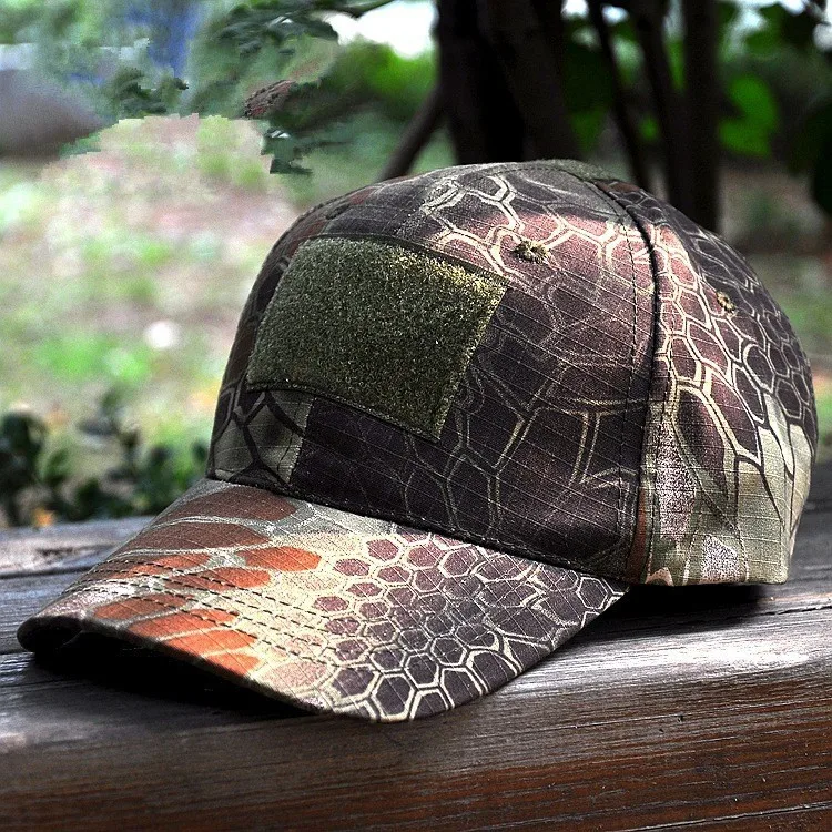 Free shipping! Hiking male hat Summer camping man\\\'s Camouflage Tactical hat army Fishing bionic Baseball cadet Military cap
