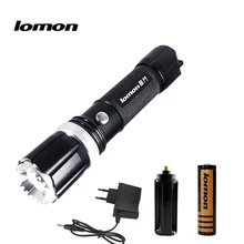 LOMOM CREE LED Torches 3000LM Aluminum Zoomable LED Flashlight Torch Lamp For 3XAAA or 18650 Battery Set