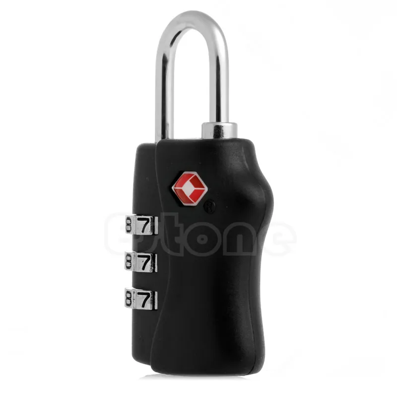 

TSA Resettable 3 Digit Combination Travel Luggage Suitcase Lock Padlock Red