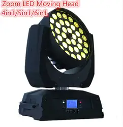 36x12 W 36x15 W 36x18 W 4in1 5in1 6in1 зум Testa мобильный светодио дный luce RGBWA УФ DMX512 светодио дный перемещение головы мыть Effetto Fascio luce