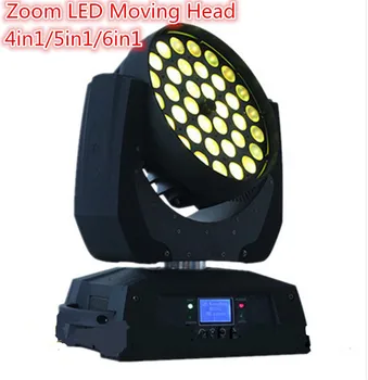 

36x12 W 36x15 W 36x18 W 4in1 5in1 6in1 Zoom Testa Mobile A Led luce RGBWA UV DMX512 Led Moving Head Wash Effetto Fascio luce