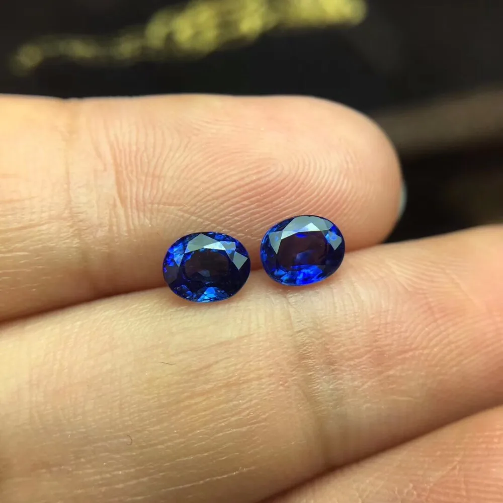 

On sale Certificated 1.48ct No Indication Unheat Royal Blue Natural Sapphire Gems Loose Gemstones Loose Stones