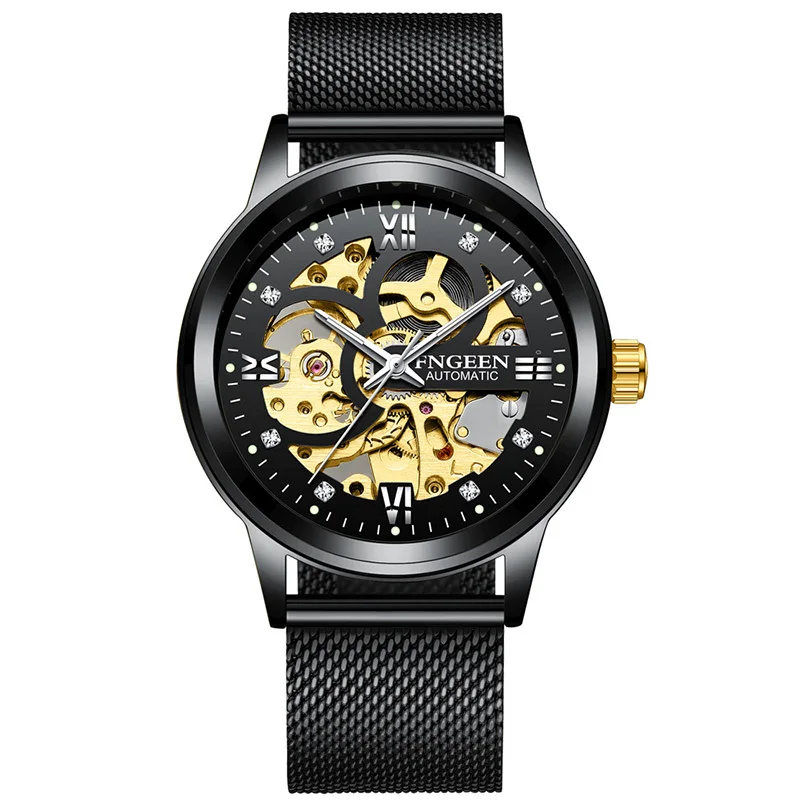

New Arrival Luxury Men Mechanical Watches Waterproof Men Watches Business Watches Tourbillon Hollow Watches