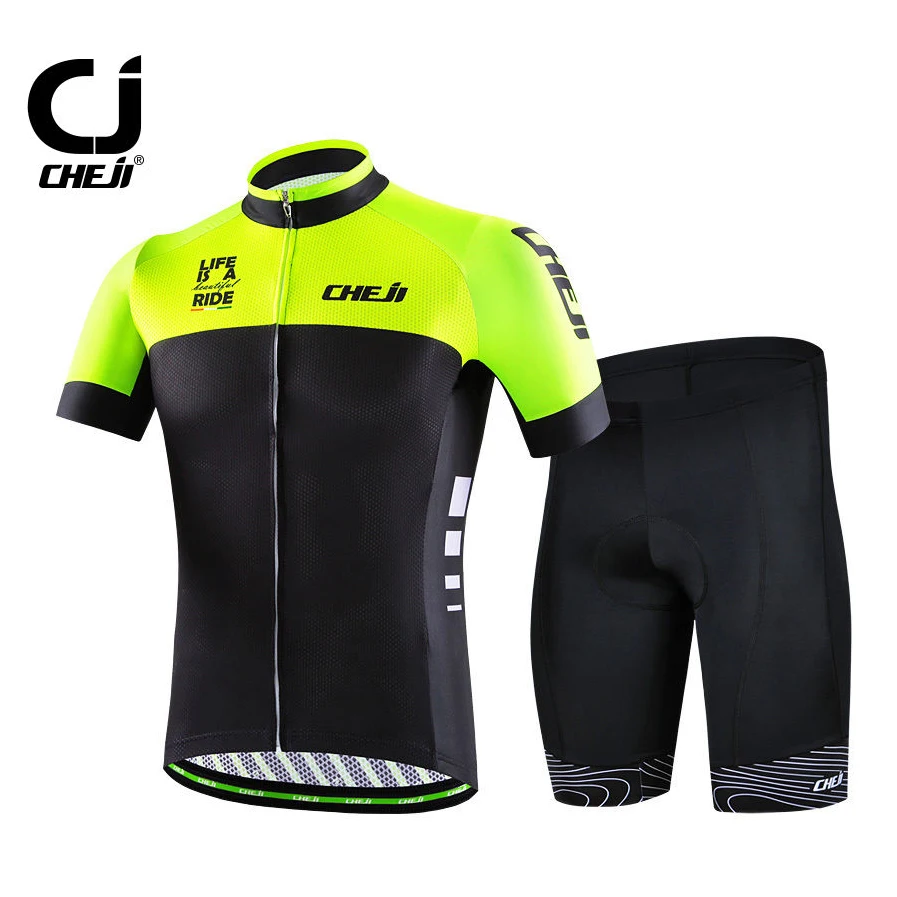 high visibility cycling kit