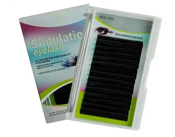 

One Tray Natural B/C/D/ J Curl Single Eyelash Extension from 8mm to 15mm Mink Eyelash By Free Shipping