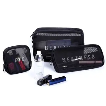 

Casual Women Travel Cosmetic Bag Zipper Make Up Bags Function Makeup Case Handbag Organizer Storage Beauty Wash Bath Box