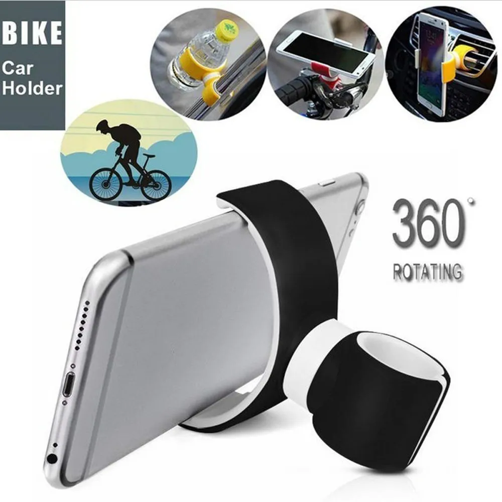 

Universal 360 Degrees Mount Bicycle Car Cell Phone Holder Stands Water bottle holder