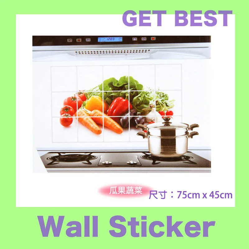 Наклейки для украшения кухонного шкафа из алюминиевой фольги|decorative stickers|tiles