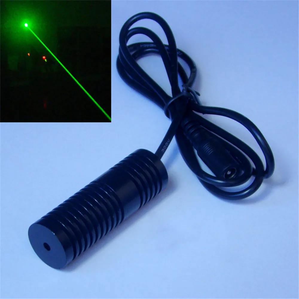 

80mW 532nm green laser module Dot beam DC 5~24V  Diameter 20mm x length 60mm