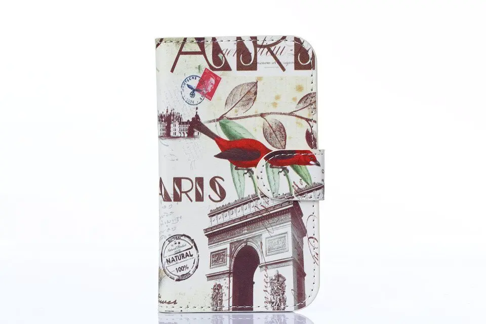 NEW Paris Tower Flower Design Flip PU Leather Case Wallet Cover Protective Shell for Motorola MOTO E XT1021 XT1022 XT1025 |