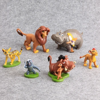 

Movie Figure The Lion King Simba Timon PVC Action Figures 6 Pcs/Set 3.5-10 CM Children Gift
