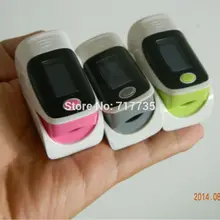 Лучшая цена 5 цветов кончик пальца Пульсоксиметр Мини монитор крови