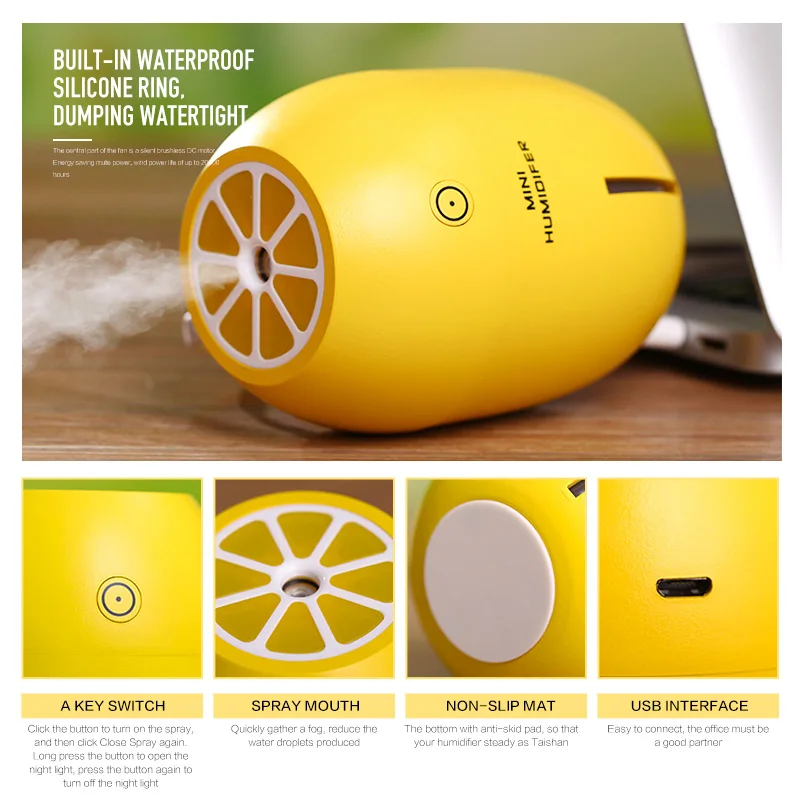 

Aromatherapy Ultrasonic Air humidifier Essential oil Aroma Diffuser Portable USB Mini Humidifier Cool Mist Car Diffuser For Home