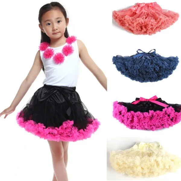 

UNIKIDS SOLID COLOR Multi-List Pettiskirt Skirt Petti Party Dance Tutu Skirts Girl 1-8Y