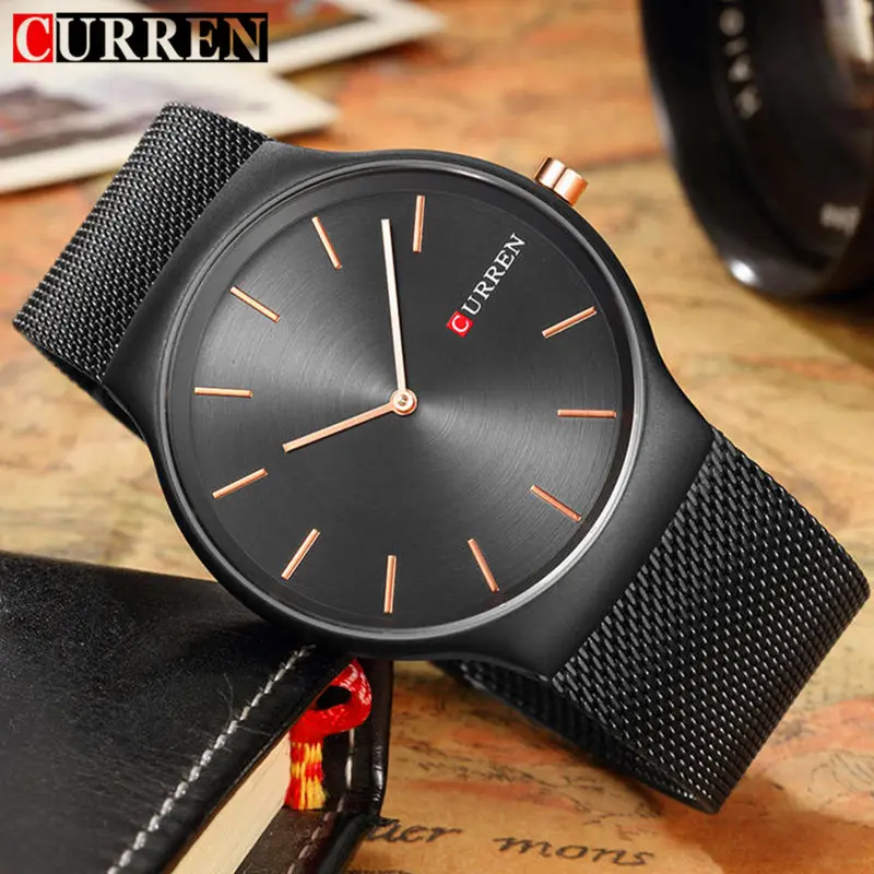 Prix pour CURREN Montre Hommes Noir Maille D'acier Quartz-Montre De Mode D'affaires Hommes Montres Top Marque De Luxe Montre-Bracelet Étanche Montre Homme Prix pour CURREN Montre Hommes Noir Maille D'acier Quartz-Montre De Mode D'affaires Hommes Montres Top Marque De Luxe Montre-Bracelet Étanche Montre Homme