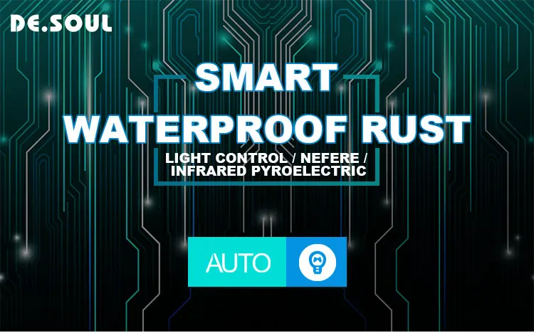DE.SOOUL Smart Waterproof Rust Automatic Stair Light Radar Sensor Stairway LED Underground Wall Sconce Aluminum 85-265V Outdoor Foot light (1)