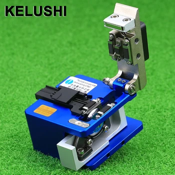 

KELUSHI Fiber Cleaver Mini Cable Cutting knife FTTT fiber Knife Tools Cutter High Precision Fiber Cleavers 16 Surface blade