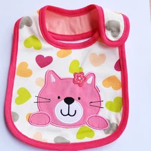 Детские нагрудники высокого качества трехслойный нагрудник для кормления Мультяшные Животные вышивка детский нагрудник для кормления s детские принадлежности для еды детские вещи