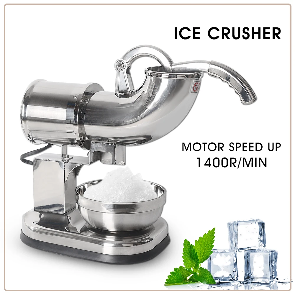 ITOP Commercial High Quality Ice Crushers Shavers Automatic Ice Smoothies Blender Maker For Tea Dessert Shop Bar 110V/220V