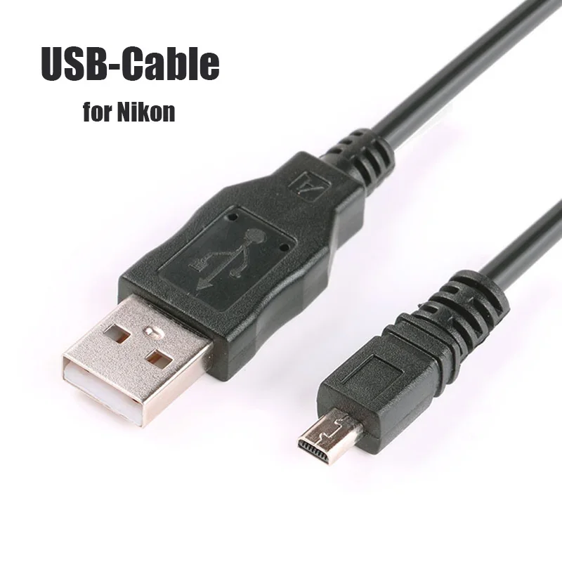 

USB Cable Line for Nikon Coolpix D7200 D3200 D5000 D5100 D5200 D7100 P7100 S9500 UC-E16 S3100 S3000 S2 S31 S32 S2750 S2700 S230