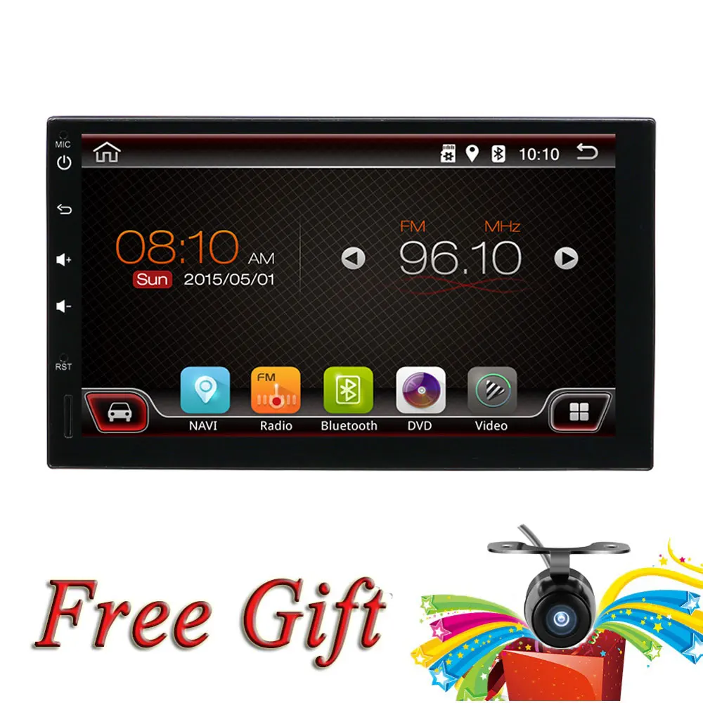 Car Multimedia Player Android 8 1 GPS 2 Din car Multimedia player for Universal wifi car