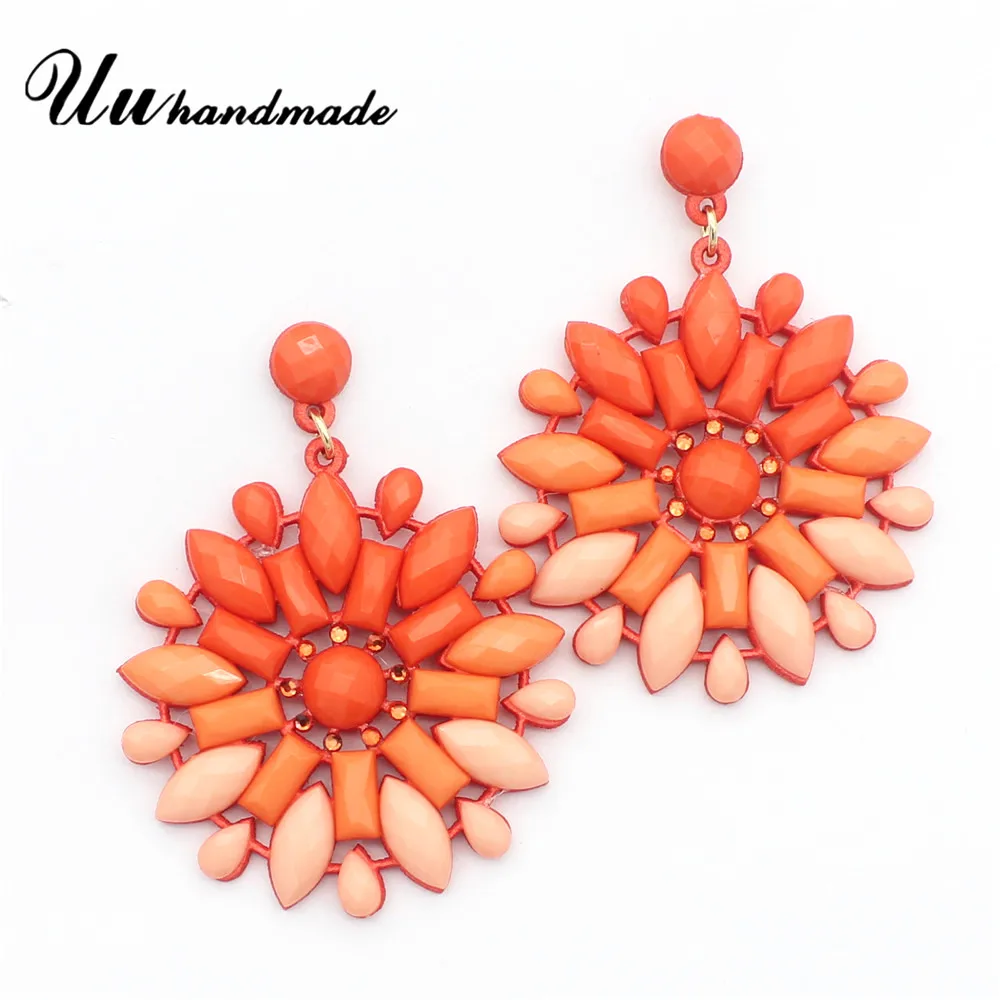 Серьги Новое поступление модные Brincos длинные Oorbellen Pendientes Mujer Moda Brinco Каффа круглые