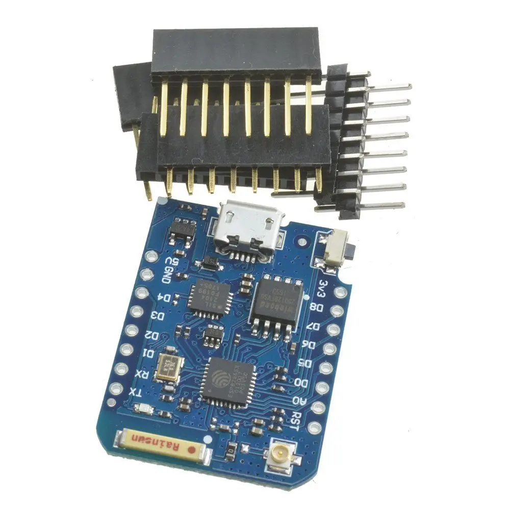 

ShenzhenMaker D1 Mini Pro - 16M Bytes External Antenna Connector ESP8266 WIFI IoT Board