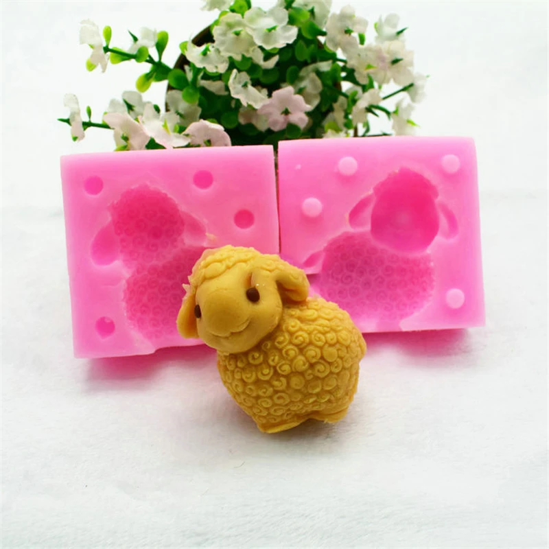 Silicone 3D Lamb Shape Baking Moulds Cookie Mold Modeling Cake Chocolate Mousse Fondant Tools | Дом и сад