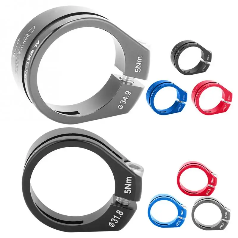 

GUB CNC Alloy Bicycle Seatpost Clamp 31.8/34.9mm MTB Mountain Road Bike Seat Tube Clip Saddle Post Clamp Collar Fixed Screw