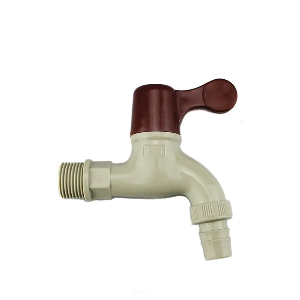 Simple Light Weight Abs Faucet Grey Whit Green Plastic Garden