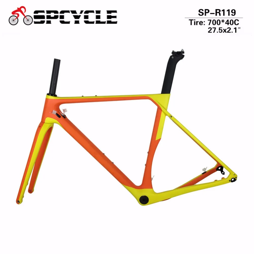 Discount T1000 Gravel Bicycle Carbon Frames Cyclocross Carbon Frames,Disc Brake Bike Frames Wheels Space 700*40c or 27.5*2.1" Compatible 2 Discount T1000 Gravel Bicycle Carbon Frames Cyclocross Carbon Frames,Disc Brake Bike Frames Wheels Space 700*40c or 27.5*2.1" Compatible 2
