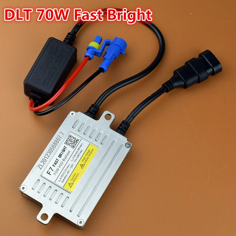 

2015 New 9-16V AC 70W DLT F7 Fast Bright Quick Start Digital Slim Ballast Replacement Reactor Ignition Block For Xenon HID Lamps
