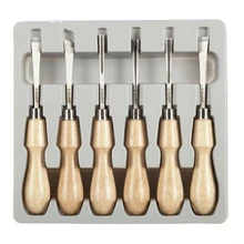 Набор стамесок фигурных ЗУБР 18373-H6(6 предметов, набор стамесок, 6/11/12 мм, эргономичная рукоятка