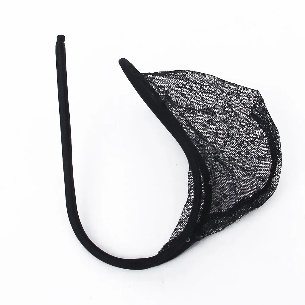 

TFGS Lace C-string Sexy Invisible Underpants Belt Panty with Sequins for Men