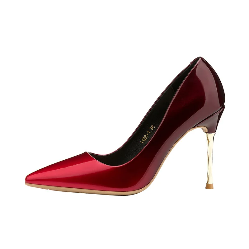 

Women's high heel stiletto banquet shoes single shoes female shallow mouth summer single shoes