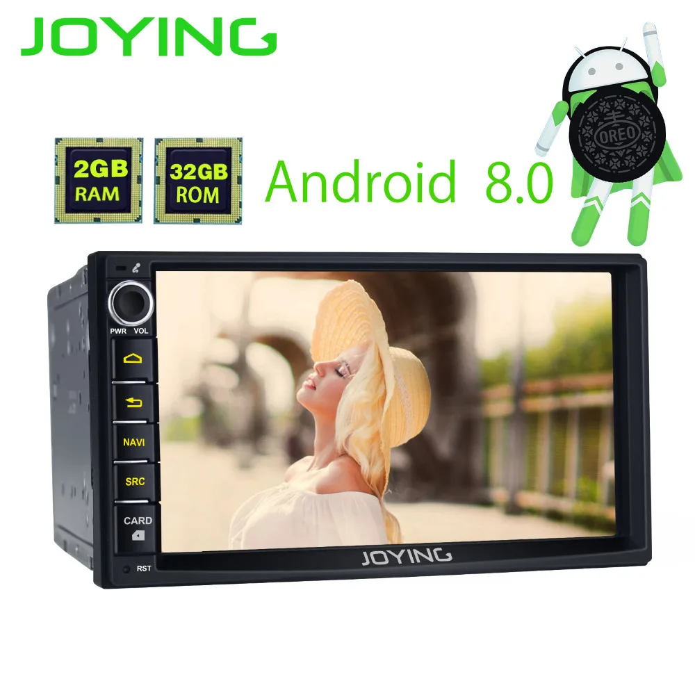

JOYING 4G+64G Android 8.1 Universal Car Audio Stereo GPS Navigation Double 2 Din 7'' Octa Core Multimedia Player with free OBD2