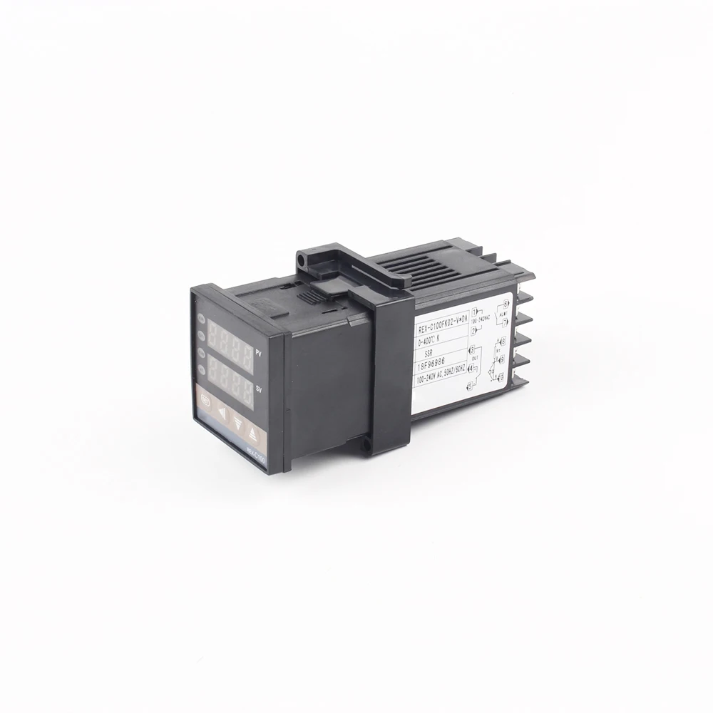 Goede REX C100 Digitale Pid Temperatuurregelaar Thermostaat Ssr Output Max40A Ssr Relais K Thermokoppel RexC 100 110V ~ 240V