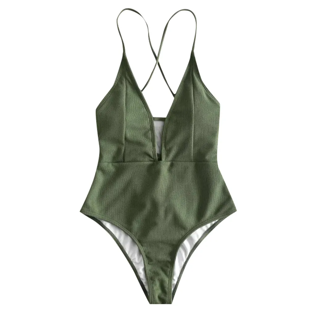 ISHOWTIENDA модный бандажный однотонный принт женский армейский зеленый Двухсекционный Модный купальник ретро пляжные купальники бикини набор#4