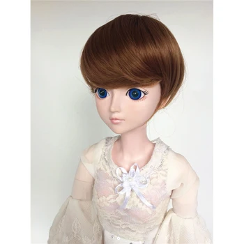 

Cateleya BJD SD wig 100% high temperature fiber cute short hair tail micro-volume BOBO 1/3 1/4 1/6 1/8 21 color