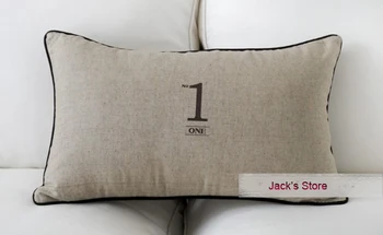 

Linen Cotton cushions pillow cover cushion Linen Color 30CMx50CM