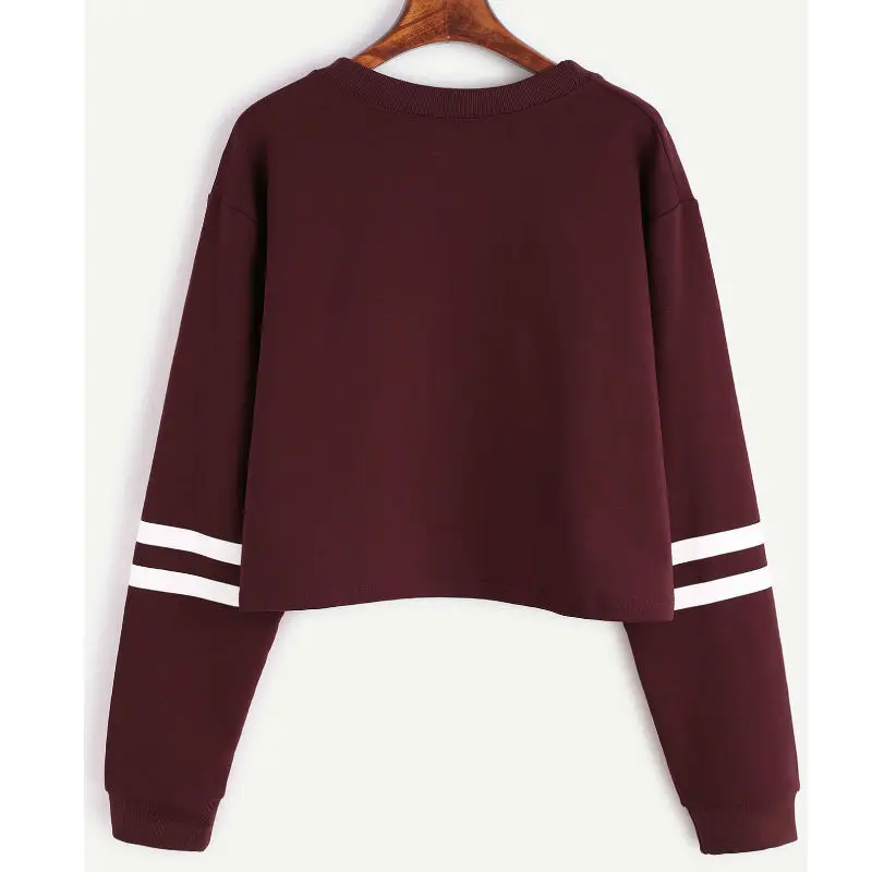 Women Pullover Short Cute Dancer Teens Youth Kawaii Clothing Crop Sweatshirt Top Letter Print first i need coffee women' hodies Hoodies