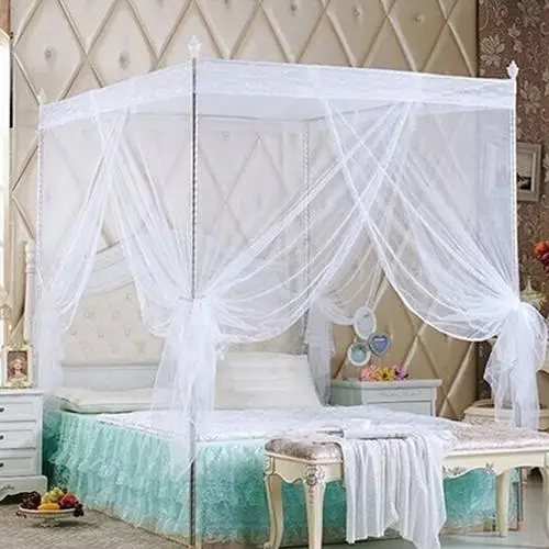 Romantic Princess Lace Canopy Mosquito Net No Frame for Twin Full Queen King Bed Mosquito