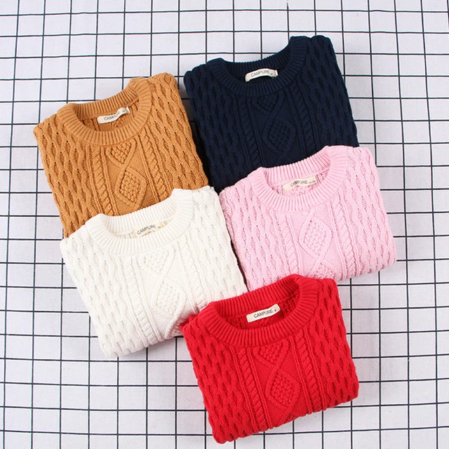 Suéter tejido para bebé, ropa para niños, otoño e invierno, tejido sólido,  hecho a mano _ - AliExpress Mobile