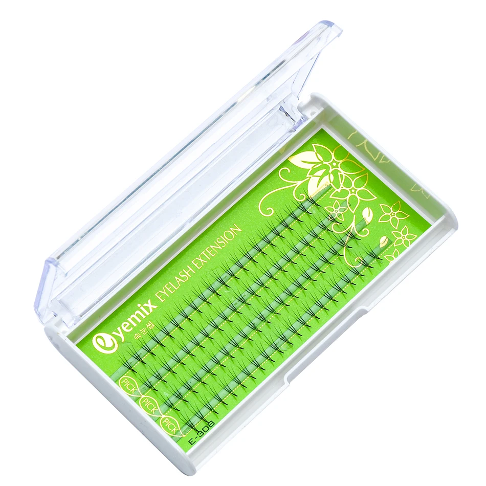 

Pandara Individual Stand False Eyelashes Containing 80 individual Cluster lashes Flare Cluster Lashes Make-up Eye Lashes Knotted