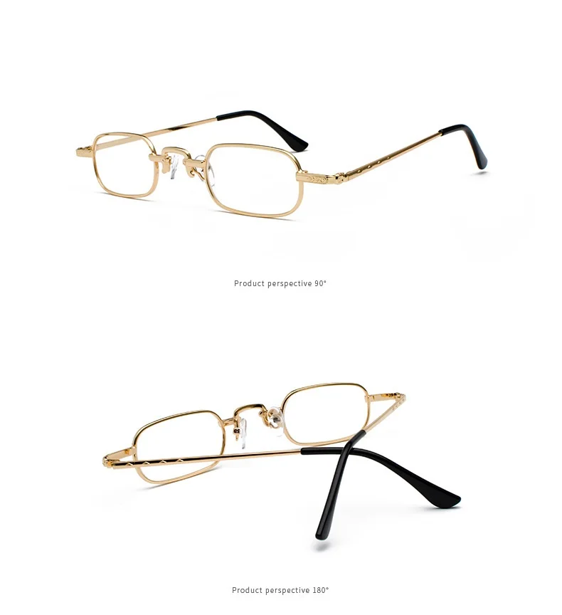 Винтажные очки в стиле панк, прозрачные Квадратные Солнцезащитные очки для женщин, ретро солнцезащитные очки для мужчин, новинка, красные, розовые, желтые брендовые маленькие металлические оправы