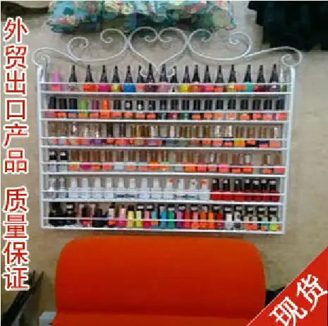 鉄マニキュアラックネイルオイルストア棚壁の棚化粧クリームディスプレイキャビネット Store Shelf Wall Shelveshelf Wall Aliexpress
