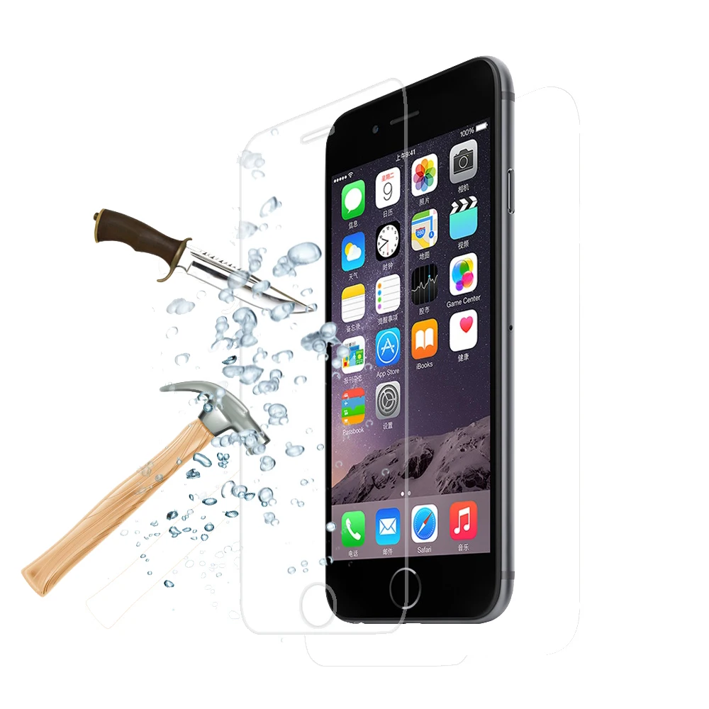 

Clear Tempered Glass Screen Protector For iPhone 8 4 4s 5 5s 5c 6 6s 7 Plus iPod 5 6 Touch Protective Film for Apple iWatch 38mm
