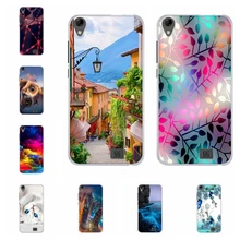 Voor Doogee Homtom HT16 Cover Soft TPU Siliconen Voor Doogee Homtom HT16 Case Exotische Landschap Patroon Voor Homtom ht16 Shell capa(China)