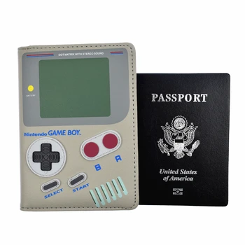 

Hot Game Design Passport Cover Nintendo Super Mario Passport Cover High Quality PU Leather Passport Holder Case