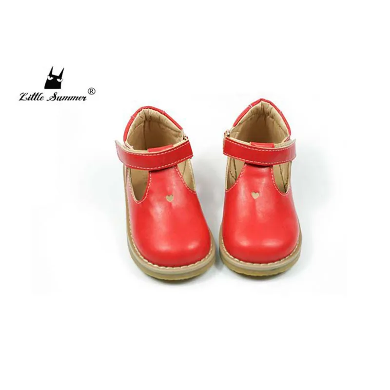 

Non-slip Bottom Children casual shoes PU Leather Girls shoes Hollow Kids Flat shoes Heart-shaped Princess shoes